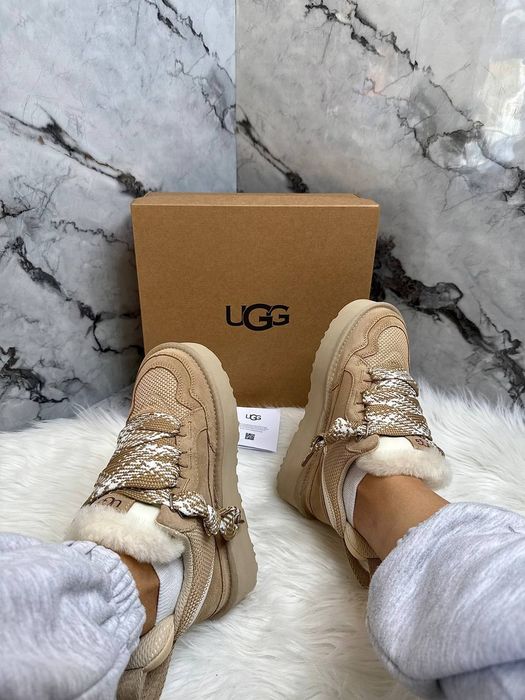 Уггі UGG Lowmel Sneaker Platform premium | Угги натуральные жіночі