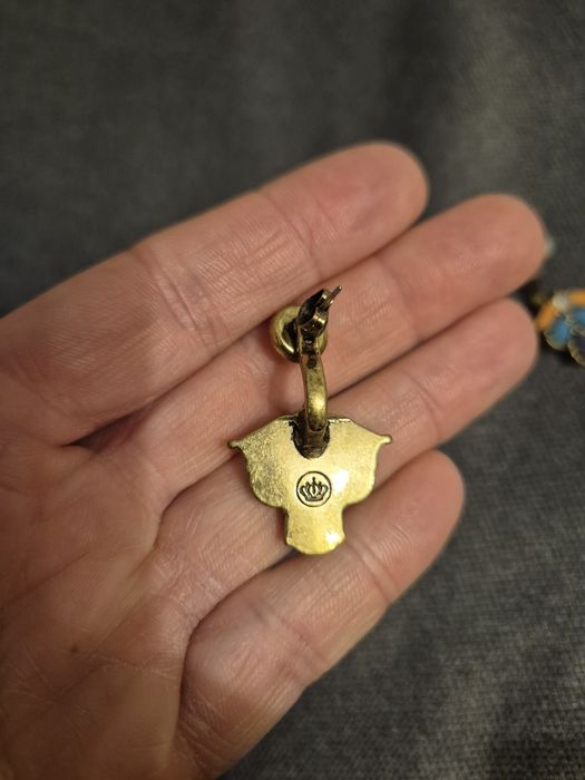 Kolczyki wkręty kolorowe nowe