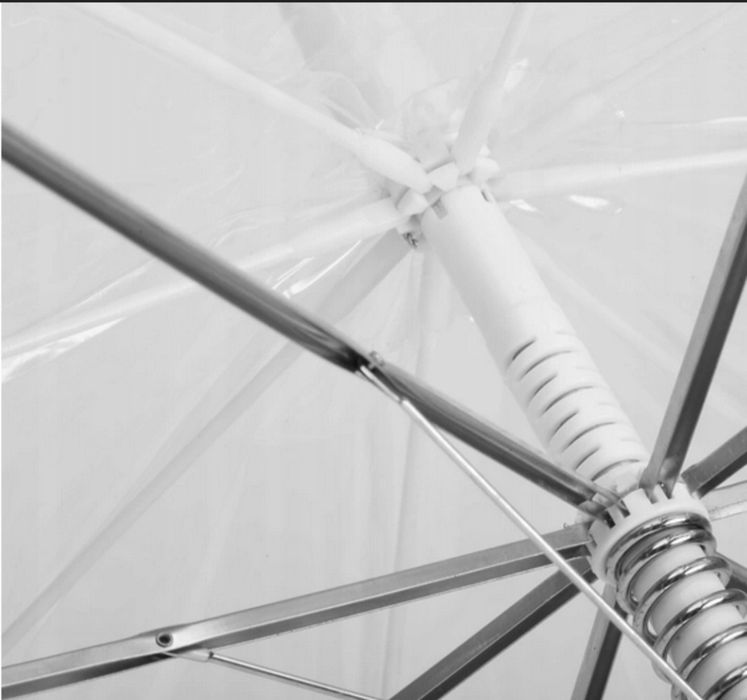 Przezroczysty parasol 2 szt.