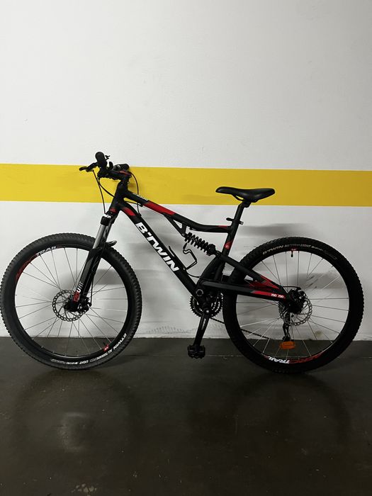 Bicicleta suspensão total rockrider 520s 27,5” Muito bom estado