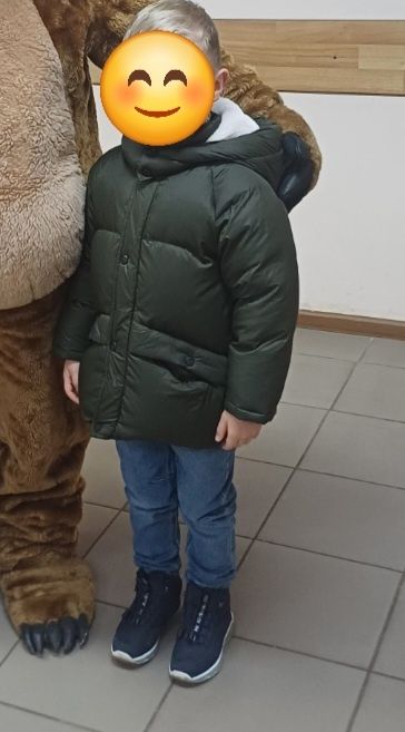 Пуховик куртка zara 110