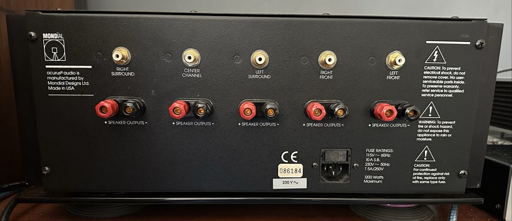 Acurus by Mondial - 200 FIVE - amplificador de potência