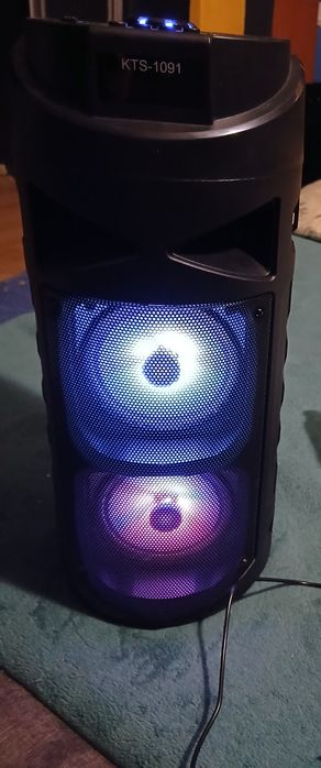 Duży głośnik Bluetooth boombox tuba radio FM MP3 USB AUX SD wieża 250W