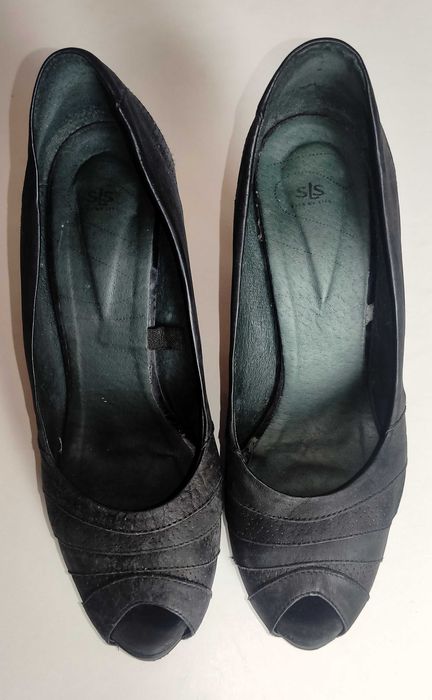 Saltos altos compensados Pele Salsa Tam 41