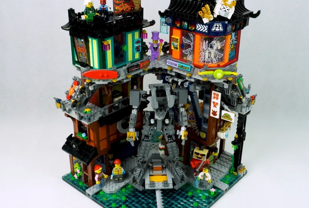 Klocki warsztaty w mieście ninjago na wzór 71837