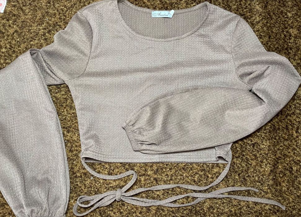 Топік, кроп топ, новий, коричневого кольору