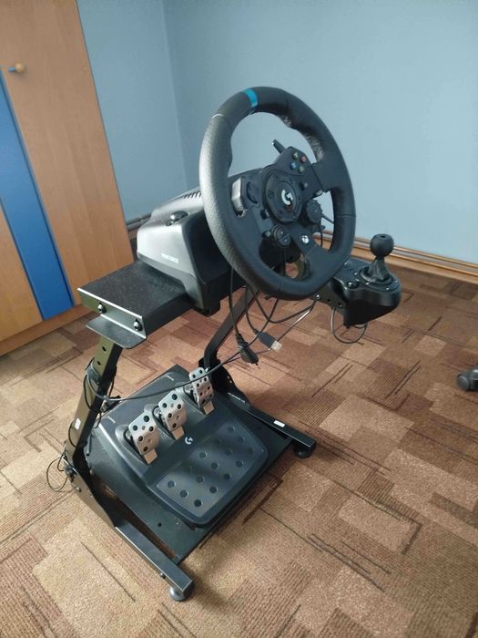 Logitech g923, shifter, stojak, farmstick. Kobiór • OLX.pl