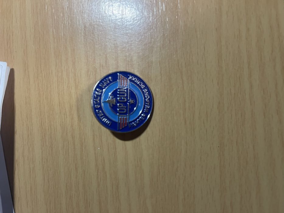 Top Gun patch velcro e pins espectactulo!