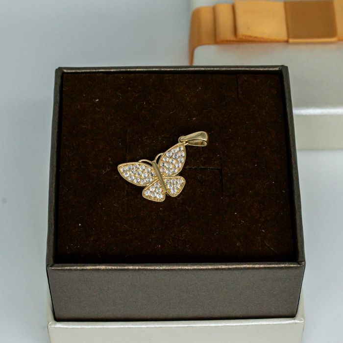 złota zawieszka 585 1,62gram motyl NOWA WYSYŁKA GRATIS