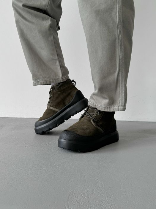 Уггі UGG Neumel Hybrid Khaki premium натуральні замша та овчина