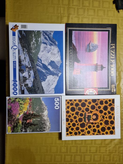Conjunto 4 Puzzles Diversos