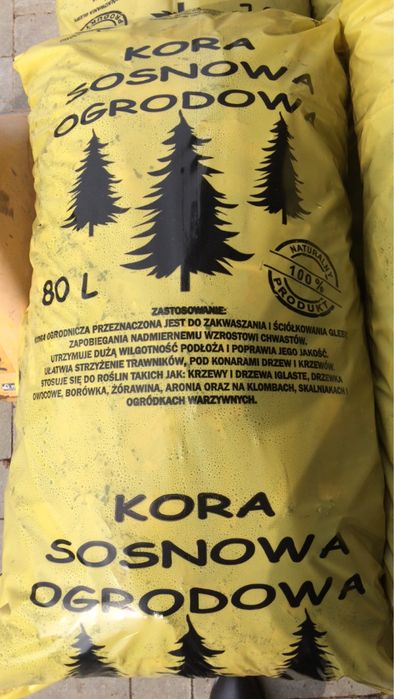 Kora sosnowa ogrodowa