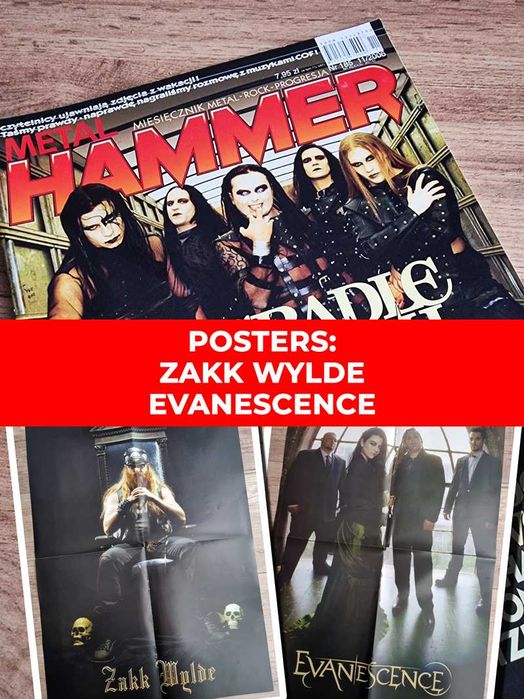 Metal Hammer 2006 - Cradle Of Filth Plakaty XL: Zakk Wylde Evanescence