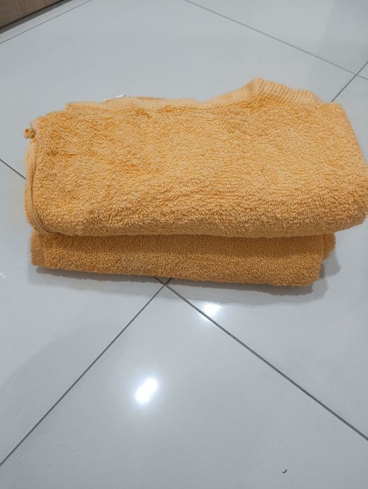Komplet dwóch ręczników 40x170cm pomarańczowe