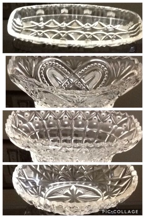 Хрустальные вазы.селедочница времен СССР