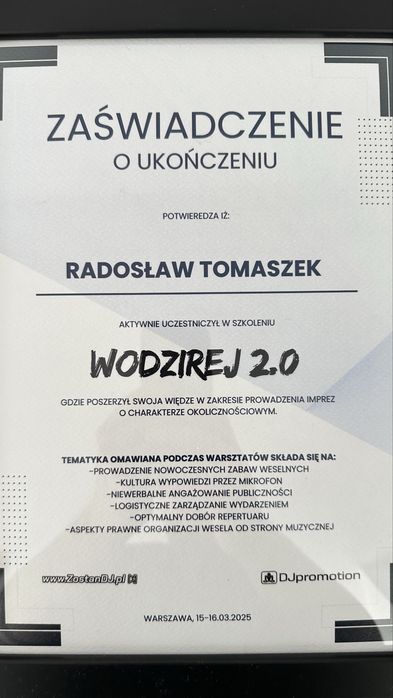 DJ & Wodzirej Łódź / Łódzkie – 18-stki, Urodziny, Wesela