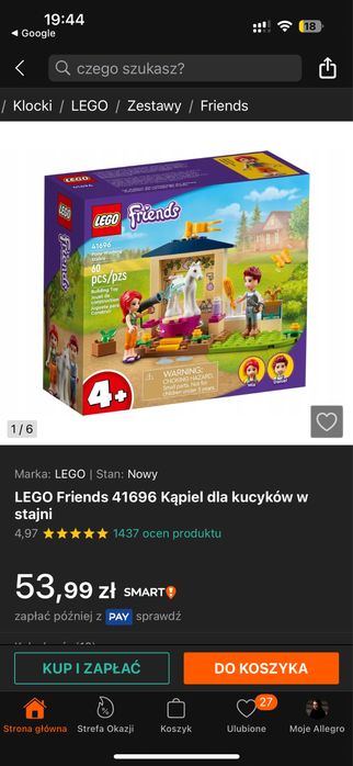 zestaw klockow Lego Friends konie jezdziectwo stajnia
