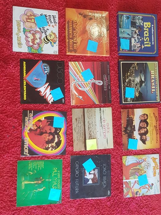 Discos Vinil lote 12 discos