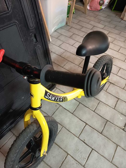 Bicicleta sem Pedais Sawyer Bikes (Amarela) – Ultraleve