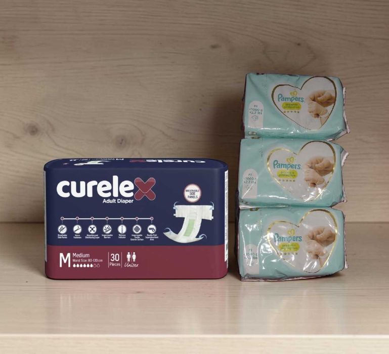 Памперси  Curelex M - Памперси Pampers 1