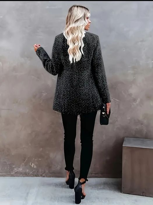 Блейзер з відкритим передом, сірий.