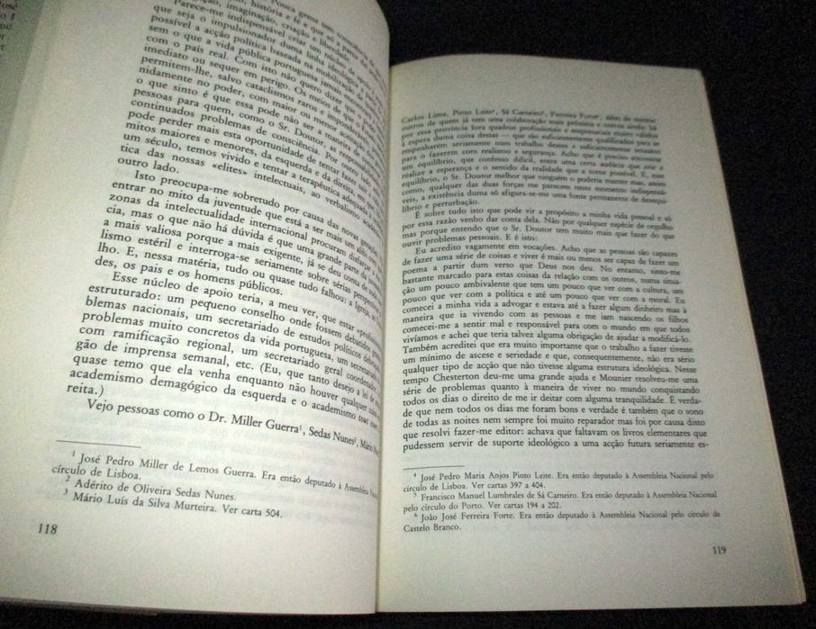 Livro Cartas Particulares a Marcello Caetano 1º Volume