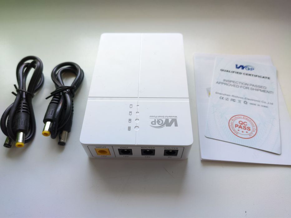 ИБП для роутера Mini UPS WGP 301 на 6000 mAh