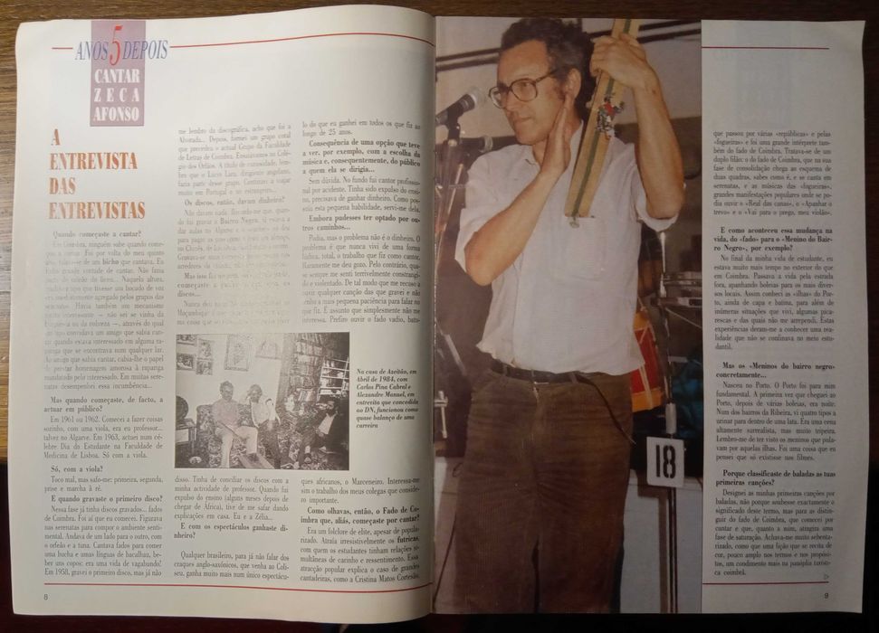 José Afonso	- - -		DN Magazine	- - - - -	Revista