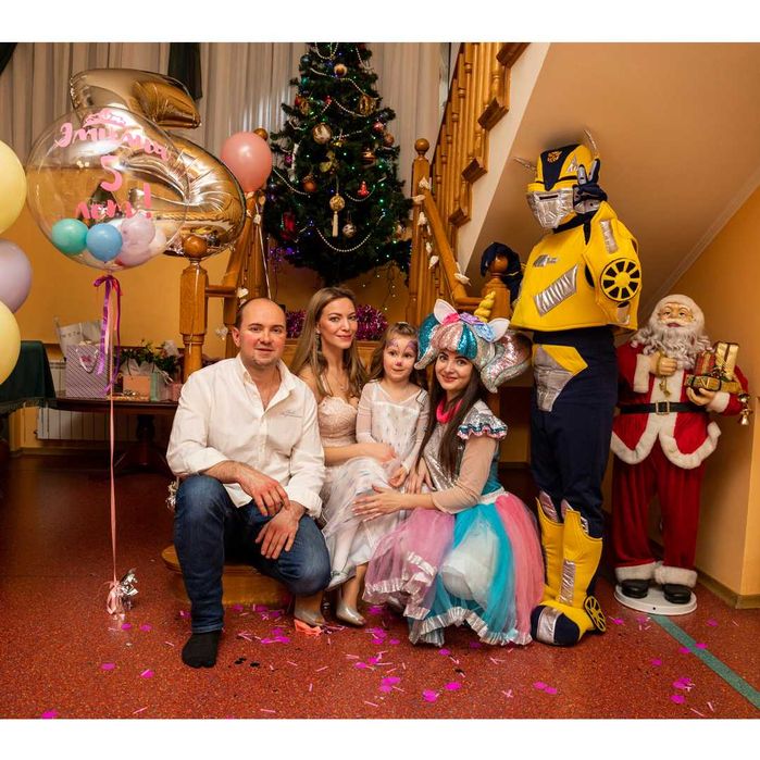 Аніматори, День народження, аквагрим, фотограф, піньята, шоу бульбашок