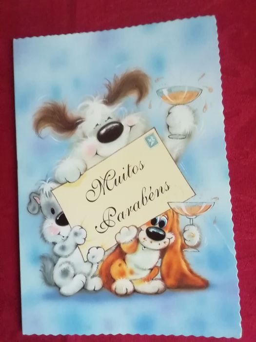 Postal de aniversário Edições Artemcor