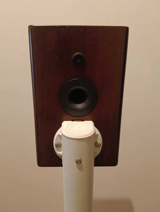 Colunas stereo Monitor Audio com suporte
