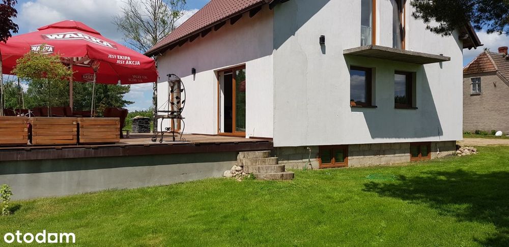 Gospodarstwo Posiadłość 1,4 ha Dom ze Stolarnią - trak /Oczko Wodne