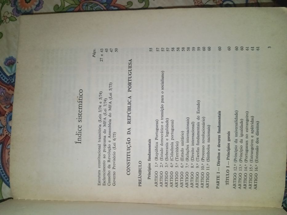 Constituição da república portuguesa