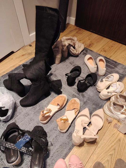 Nowe buty, różne rodzaje