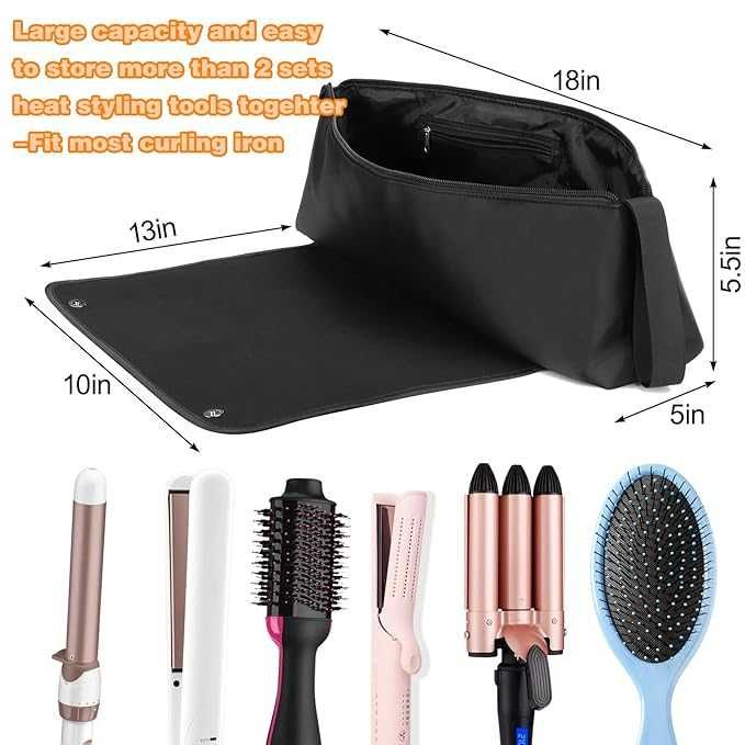 Универсальная сумка для стайлера HT01 либо плойки Dyson черная