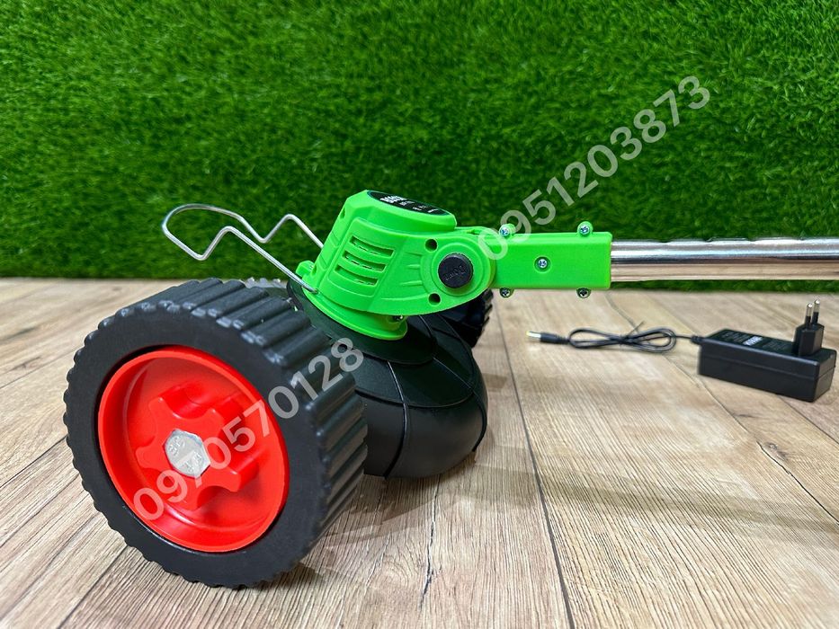 Аккумуляторный триммер BOSCH BUR187BL 36V 6Ah + колеса 9000 об/мин