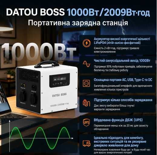 LiFePO4 12V/100Ah Акумулятор CyperOcean з BMS 100 А Інвертор Комплекти АКБ Инвертор Аккумулятор