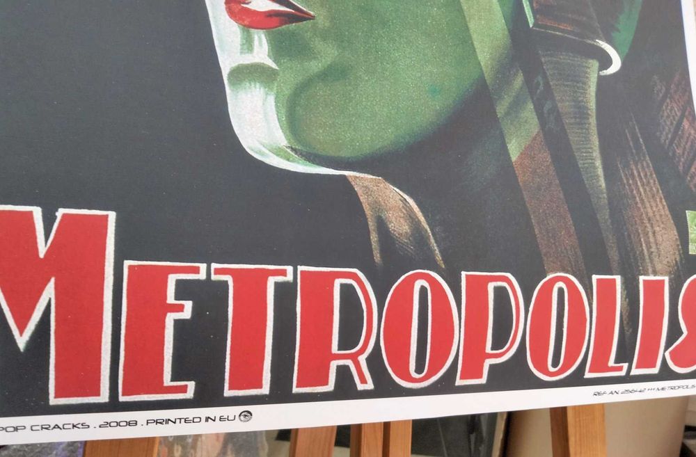 Poster  Metropolis de Fritz Lang  (TOKIO - 1927) art déco