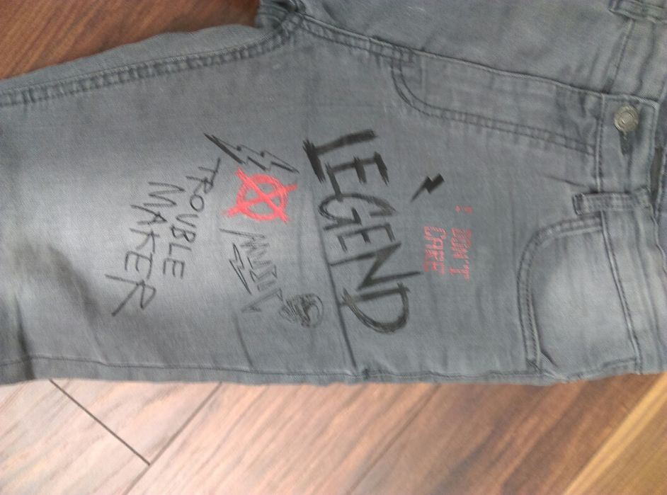 Spodnie jeansowe Reserved 164