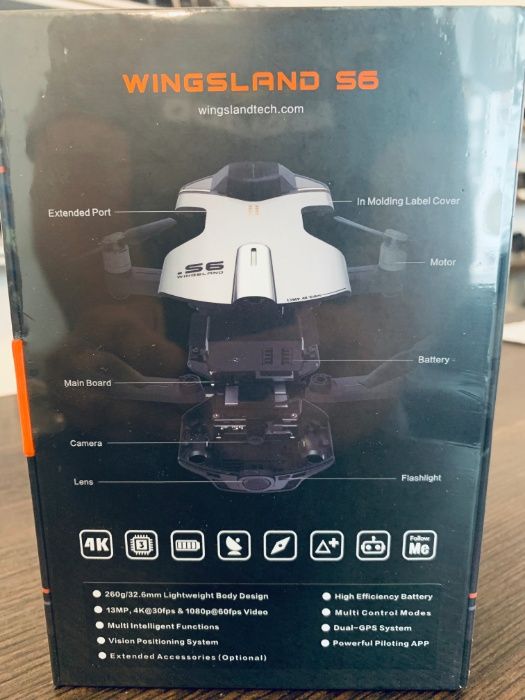 Mini Dron WINGSLAND S6 4K GPS Poznań Długa 14