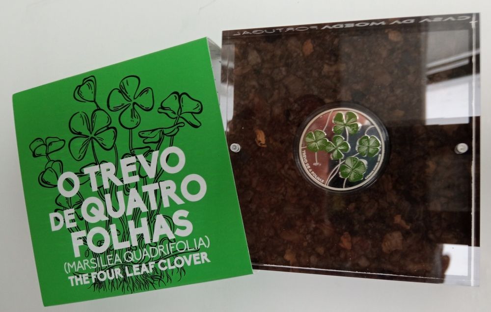 5€ Proof , Trevo de quatro folhas, 2018