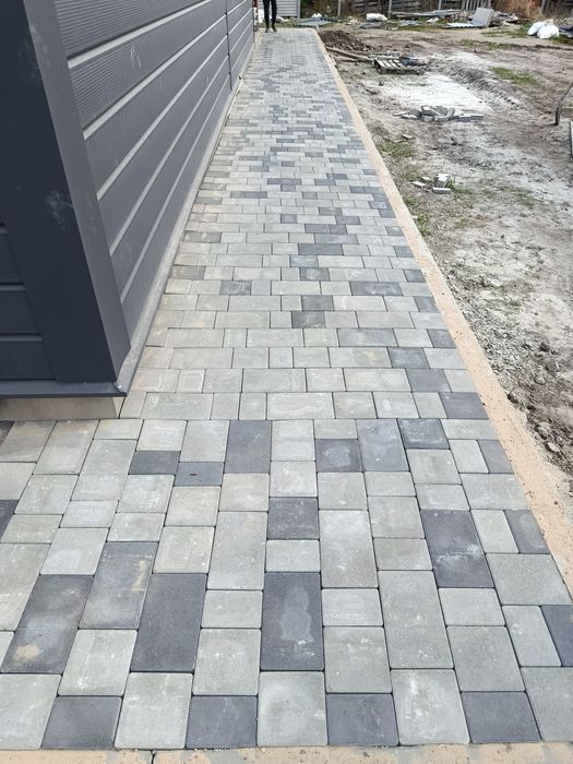 Укладка тротуарной плитки