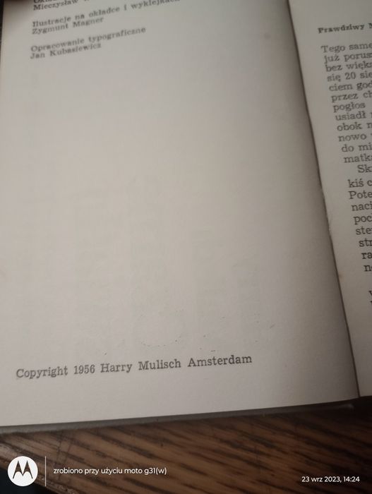 Czarne światło. Harry Milisch