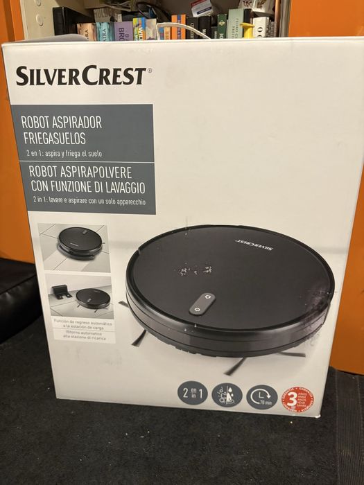 Robot de Aspiração e Limpeza - Silvercrest Novo