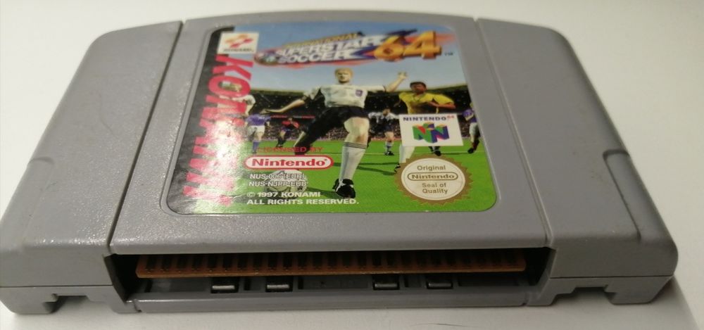 "International Superstar Soccer 64" gra na Nintendo 64 RETRO