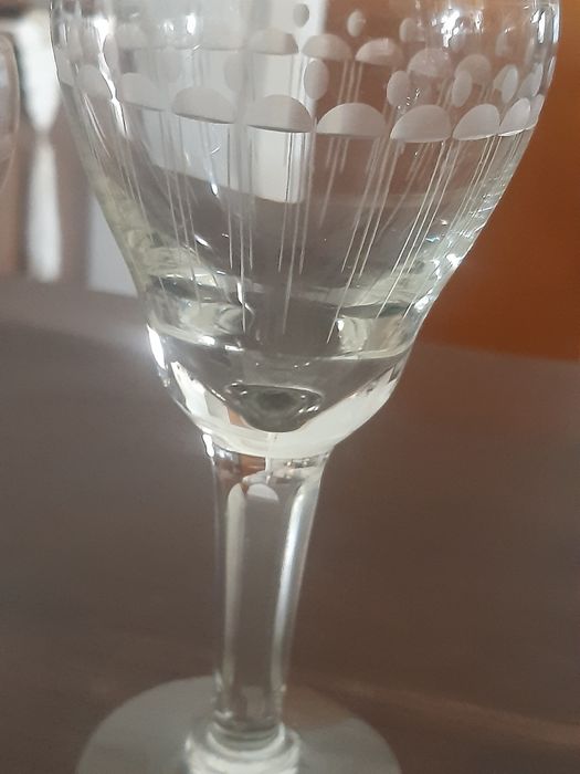 Serviço copos e garrafas