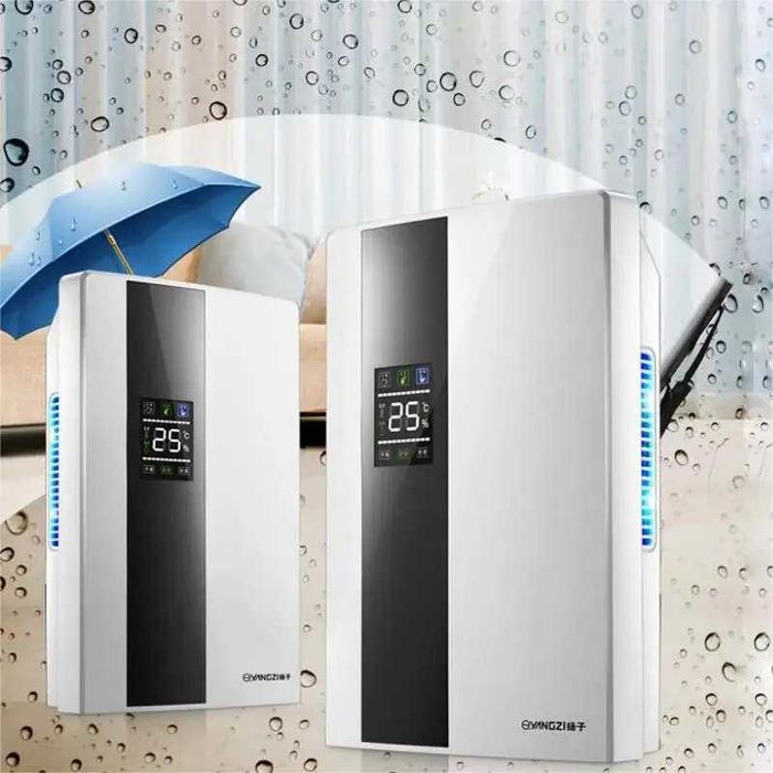 Desumidificador e purificador de ar 2 em 1controle remoto, temporização, tubo de água externo