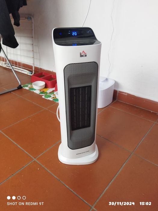 Aquecedores com ecrã digital e comando