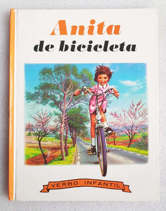 Antigo Livro Verbo Infantil ~ "Anita de Bicicleta" ~ nº73 ~ Anos 80