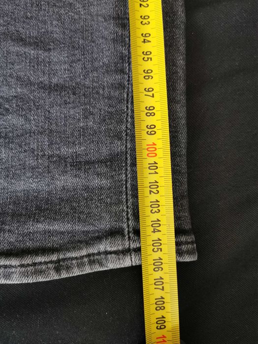 Levis 512 Ciemno-SZARE jeansy elastyczne W33 L32 dopasowane JAK NOWE
